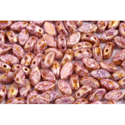 Iris Duo N. 18 CHALK WHITE LILA GOLD LUSTER