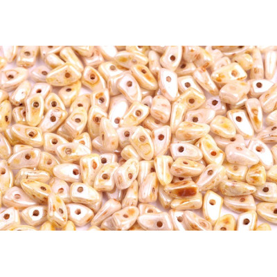 Prong Beads N. 3 CHALK WHITE GLAZE