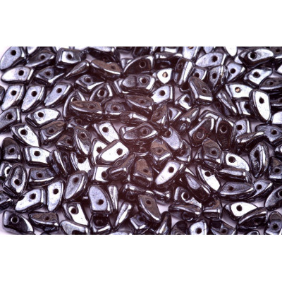 Prong Beads N. 12 JET HEMATITE