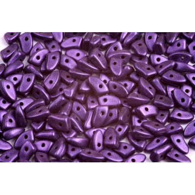 Prong Beads N. 34 METALLIC SUEDE PURPLE