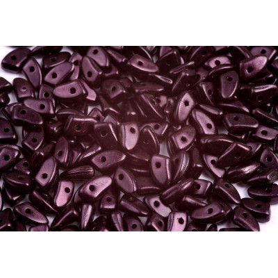 Prong Beads N. 35 METALLIC SUEDE DARK PLUM