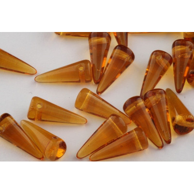 Spike Beads 13x5 mm N. 9 Brown