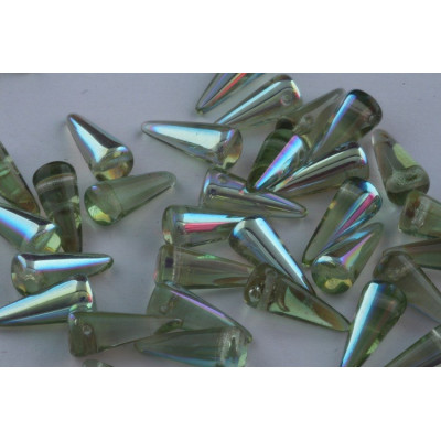 Spike Beads 13x5 mm N. 11 Green