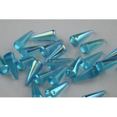 Spike Beads 13x5 mm N. 26 Light blue