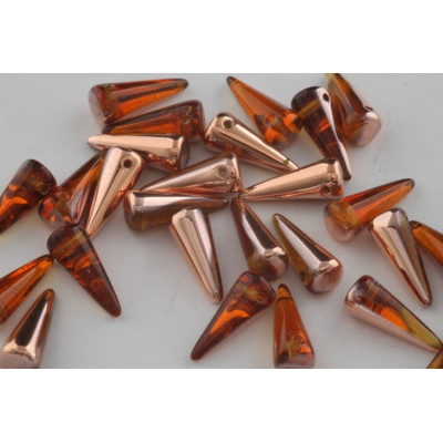 Spike Beads 13x5 mm N. 31 Copper