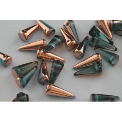 Spike Beads 13x5 mm N. 32 Blue