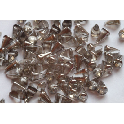 Spike Beads 5x8 mm N. 75 Crystal