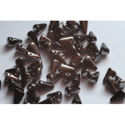 Spike Beads 5x8 mm N. 81 Black