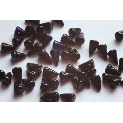 Spike Beads 5x8 mm N. 82 Black