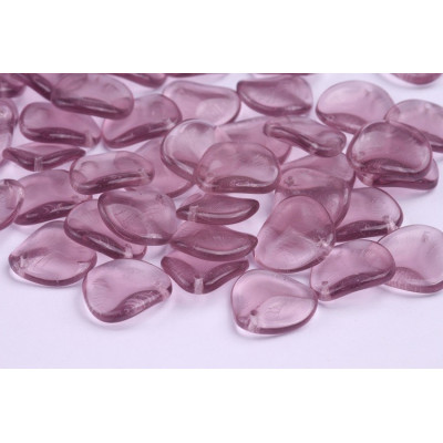 Rose Petal Beads 8x7mm Violet | Rutkovsky Czech Glass Beads