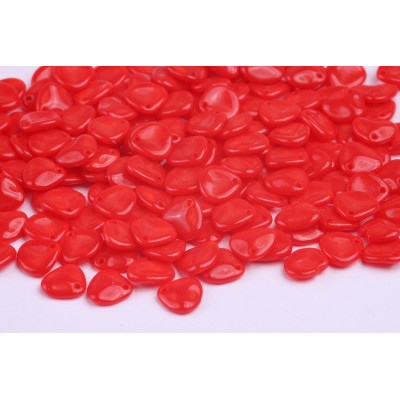 Rose Petal Beads 8x7mm Red | Rutkovsky Czech Glass Beads