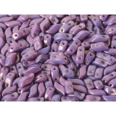 Stormduo Beads N. 12 Chalk White Lila Vega Luster