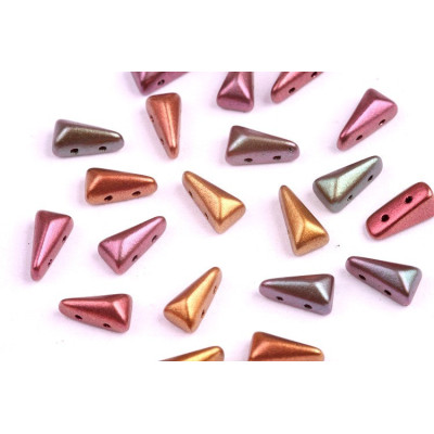 Vexolo Beads N. 24 Jet Purple Iris Gold