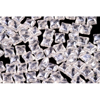 WIBEDUO 8x8 mm N. 2 CRYSTAL WHITE LUSTER
