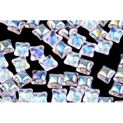 WIBEDUO 8x8 mm N. 13 CRYSTAL AB