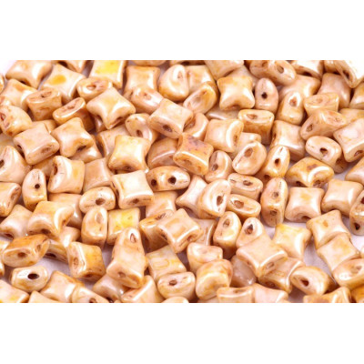 WIBEDUO 8x8 mm N. 32 CHALK WHITE GLAZE