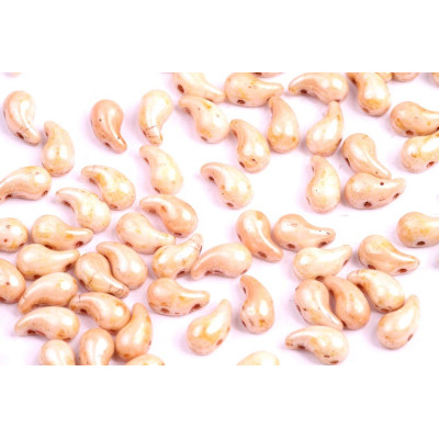 Zoliduo Right 5x8mm N. 7 WHITE ALABASTER PICASSO HONEY