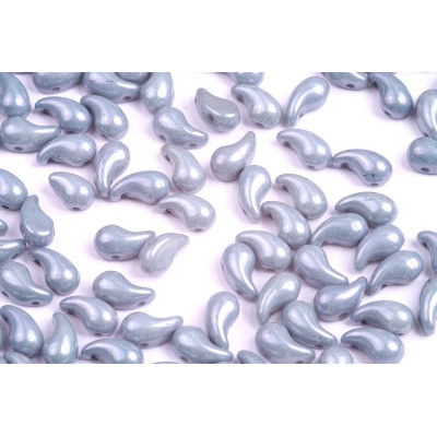 Zoliduo Right 5x8mm N. 11 WHITE ALABASTER BLUE LUSTER