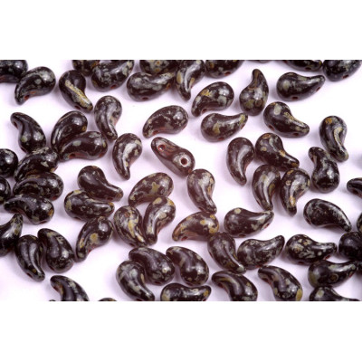 Zoliduo Right 5x8mm N. 16 BLACK OPAQUE TRAVERTINE