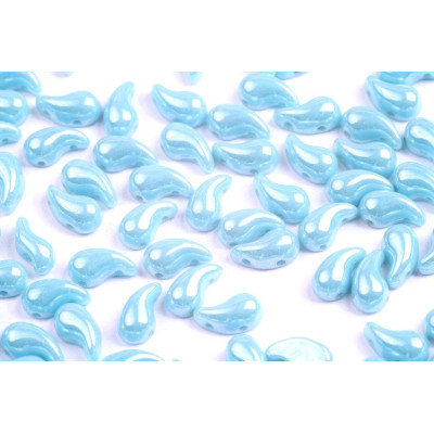 Zoliduo Right 5x8mm N. 61 TURQUOISE WHITE LUSTER