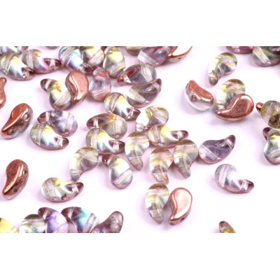 Zoliduo Left 5x8mm N. 48 CRYSTAL ALUMINIUM SILVER