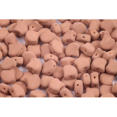 Matubo Ginko 7.5mm Czech Glass Beads - Bondeli Mat Cocoa