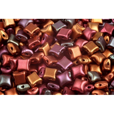 WIBEDUO 8x8 mm N. 47 CRYSTAL GOLD RAINBOW