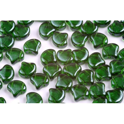Matubo Ginko 2-Hole Beads 7.5mm Chrysolite Beige Luster