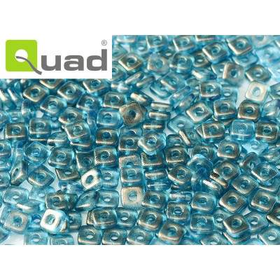 Quad Bead N. 15 Crystal GT Celestian Blue