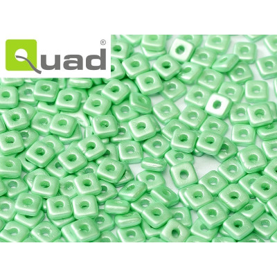 Quad Bead N. 30 Alabaster Pastel Lt.Green