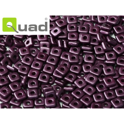 Quad Bead N. 33 Alabaster Pastel Bordeaux