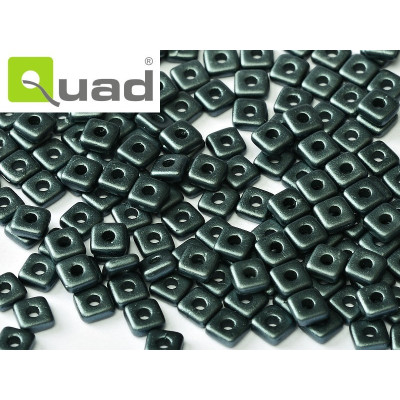 Quad Bead N. 37 Alabaster Pastel Dark Grey