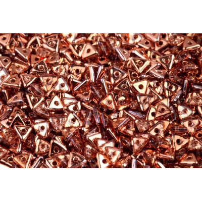 Tri Bead N. 10 Crystal Capri Gold