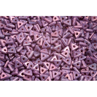 Tri Bead N. 17 Chalk White Lila Vega Luster