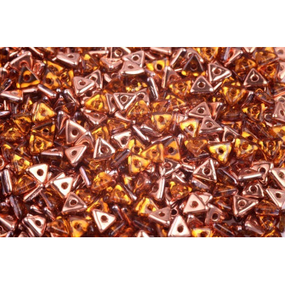 Tri Bead N. 19 Topaz Capri Gold