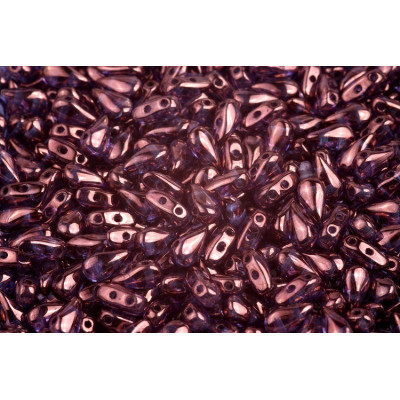 DropDuo 3 x 6 mm N. 10 Crystal Lila Vega Luster