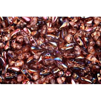 DropDuo 3 x 6 mm N. 22 Crystal Capri Rose