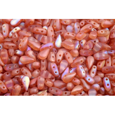 Drop duo® N. 32 Crystal Orange Rainbow Matted