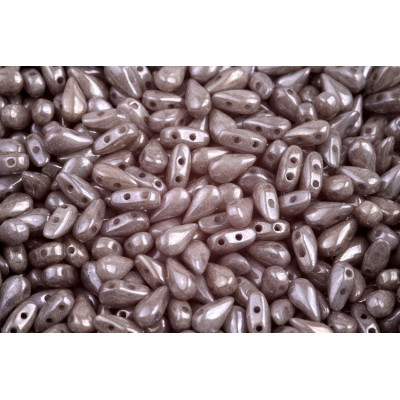 DropDuo 3 x 6 mm N. 35 Chalk White Grey Luster