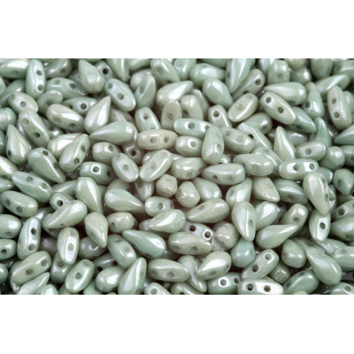 Drop duo® N. 37 Chalk White Teal Luster