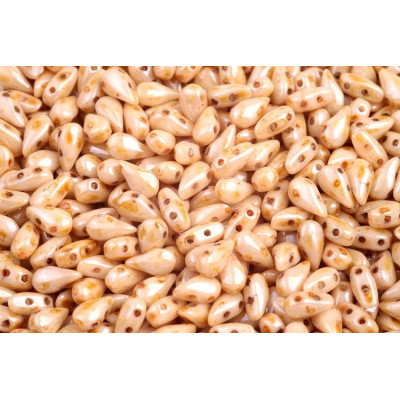 Drop duo® N. 44 Chalk White Orange Luster