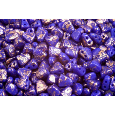 MATUBO NIB-BIT  N. 401 GOLD SPLASH OPAQUE BLUE