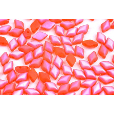 Matubo GemDuo 8x5mm Hyacinth AB Matte 90030/28771 | Czech Glass