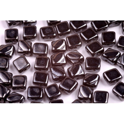 Silky Beads Diagonal N. 25 JET HEMATITE