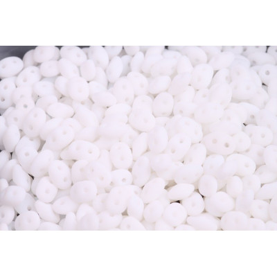 Matubo Superduo Bondeli Mat White 02010/92920 | Czech Glass Beads