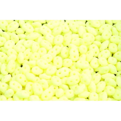 Matubo Superduo 2.5x5mm Bondeli Mat Lemon 92921 | Czech Glass Beads