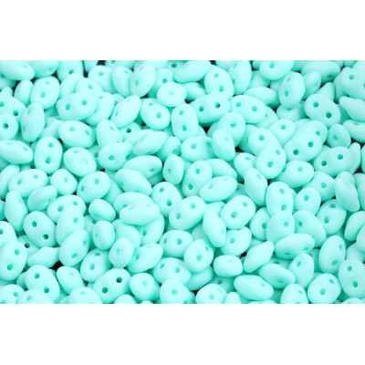 Matubo Superduo 2.5x5mm Matte Turquoise 02010/92928 | Czech Beads