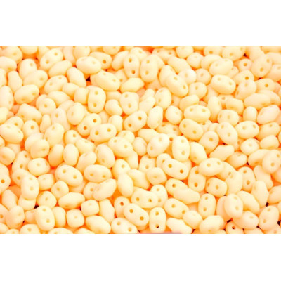 Matubo MiniDuo 2x4mm Bondeli Mat Orange 92922 | Czech Glass Beads