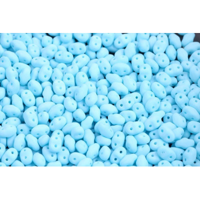 Matubo MiniDuo 2x4mm Sky Blue Matte 02010/92927 | Czech Glass