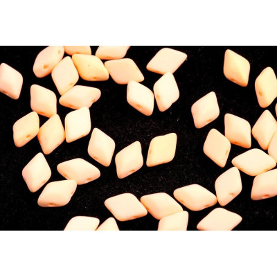 Matubo GemDuo Czech Glass Beads 8x5mm Bondeli Mat Orange 509